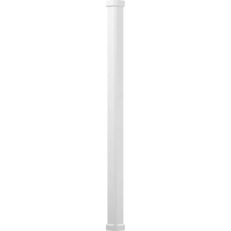 Ekena Millwork 6" x 8' Endura-Aluminum Craftsman Style Column Square Shaft (For Post Wrap Installation) Non-Tapered EA0608INPSECRCR